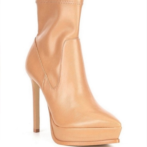 gianni bini tan coburn stretch heels - Picture 1 of 11